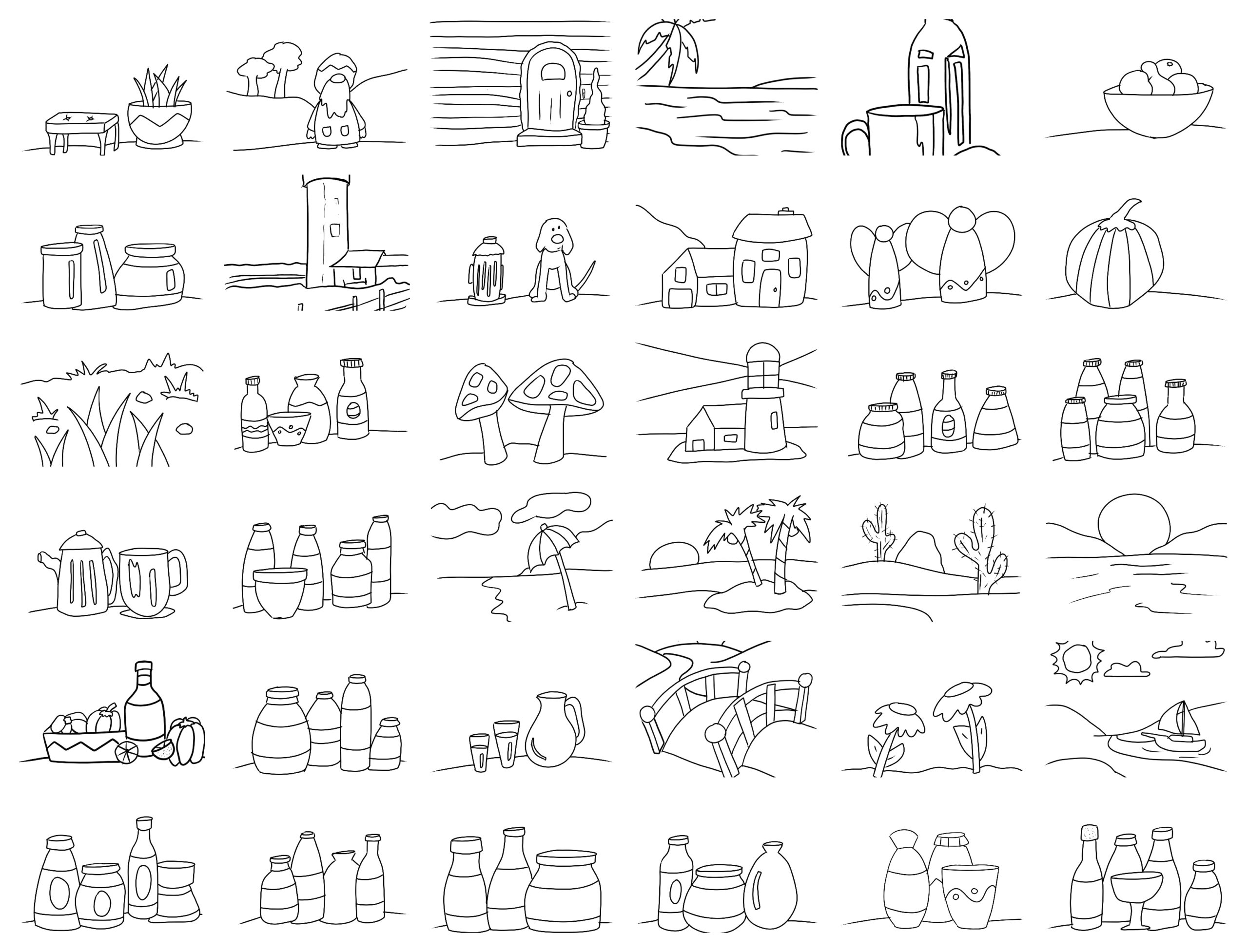 Simply Create A Simple Coloring Book Painting Tracer Book